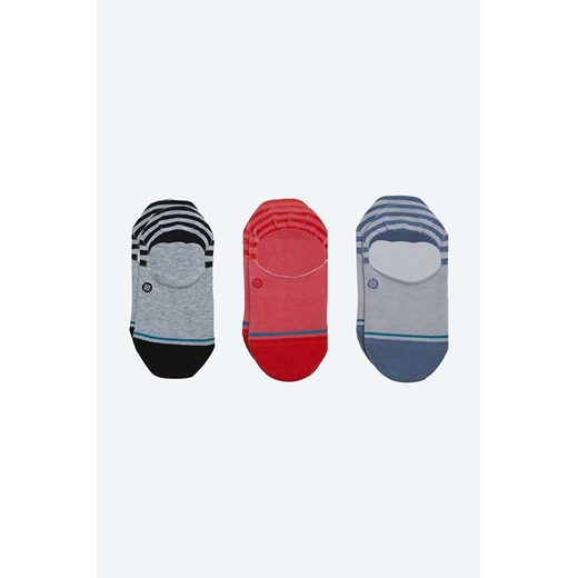 Stance skarpetki Sensible Two 3-pack kolor czerwony W145A20SEN-WHT ze sklepu PRM w kategorii Skarpetki damskie - zdjęcie 166191048