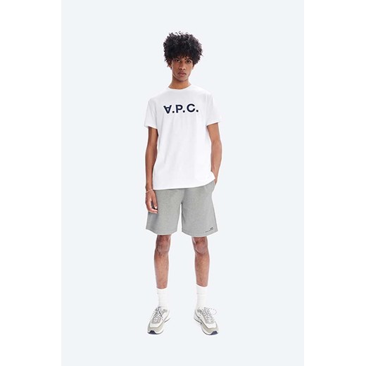 A.P.C. szorty bawełniane Item Short kolor szary COEAS.H10148-DARKNAVY S wyprzedaż PRM