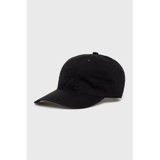 Helly Hansen czapka kolor czarny z aplikacją 38791-597 ze sklepu PRM w kategorii Czapki z daszkiem damskie - zdjęcie 166191169