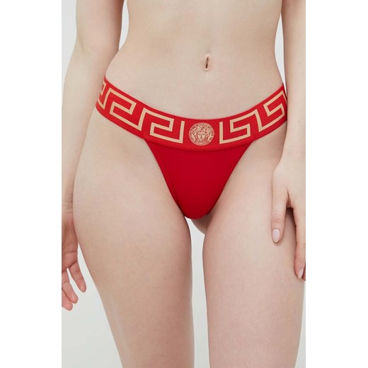 Versace stringi kolor czerwony AUD01042 ze sklepu PRM w kategorii Majtki damskie - zdjęcie 166191476
