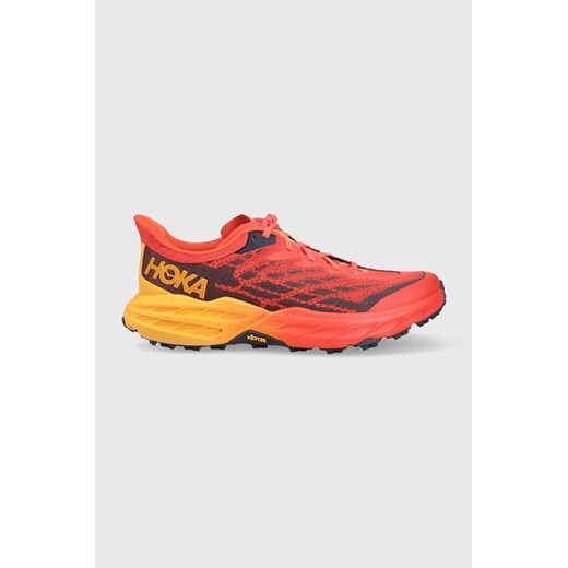 Hoka buty do biegania Speedgoat 5 1123157 kolor pomarańczowy ze sklepu PRM w kategorii Buty sportowe męskie - zdjęcie 166192655