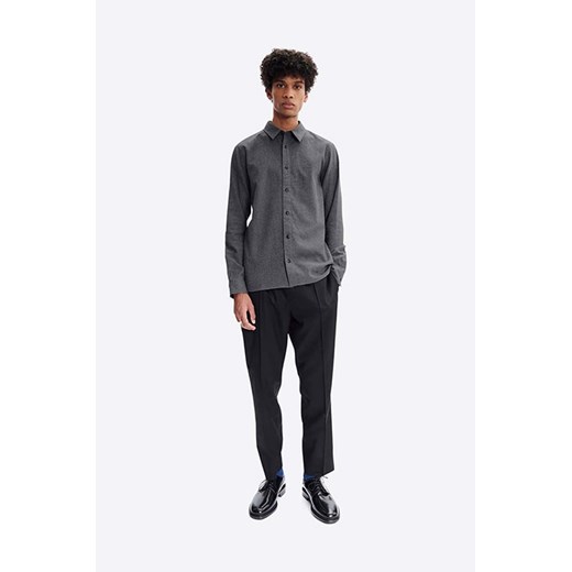 A.P.C. koszula bawełniana Chemise Vincent męska kolor szary regular z XL promocyjna cena PRM