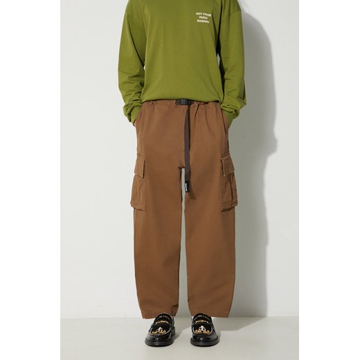 Manastash spodnie Flex Climber Cargo Pant męskie kolor brązowy proste 7923910003 ze sklepu PRM w kategorii Spodnie męskie - zdjęcie 166193125
