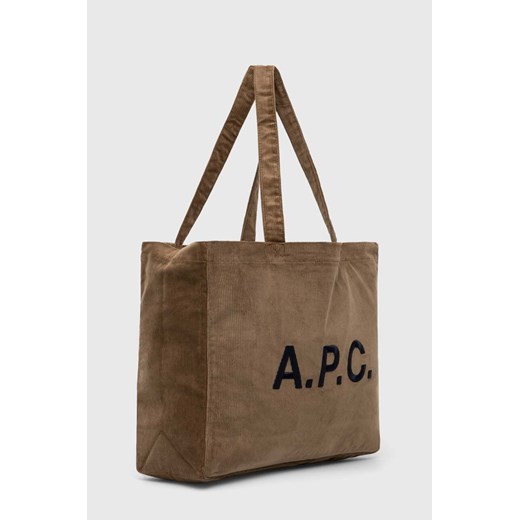 A.P.C. torebka kolor brązowy ONE wyprzedaż PRM