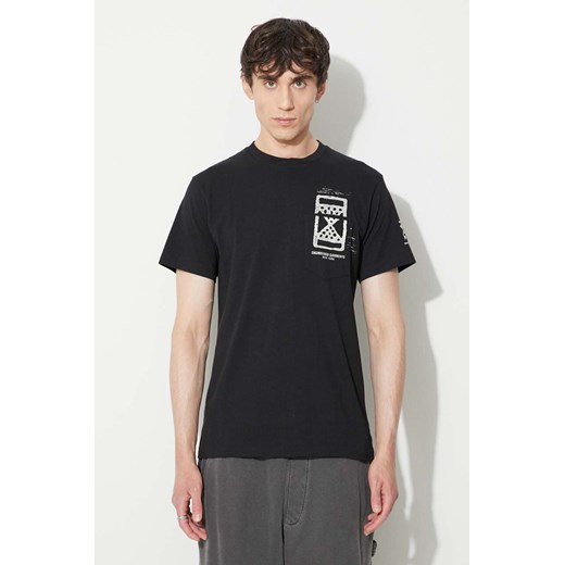 Engineered Garments t-shirt bawełniany kolor czarny 22S1H010-RP001D Engineered Garments XL promocyjna cena PRM