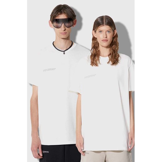 Pangaia t-shirt kolor biały z nadrukiem ze sklepu PRM w kategorii T-shirty męskie - zdjęcie 166194039