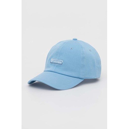 Columbia czapka z daszkiem kolor niebieski z aplikacją 2032041-890 ze sklepu PRM w kategorii Czapki z daszkiem damskie - zdjęcie 166194156