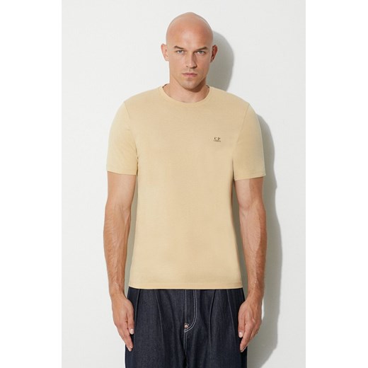 C.P. Company t-shirt bawełniany 30/1 JERSEY GOGGLE PRINT T-SHIRT kolor beżowy z nadrukiem 15CMTS044A005100W ze sklepu PRM w kategorii T-shirty męskie - zdjęcie 166194698