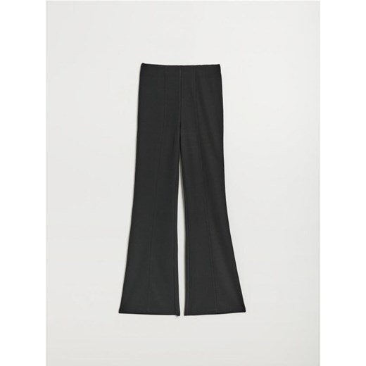 Dzianinowe spodnie dzwony czarne House XS House