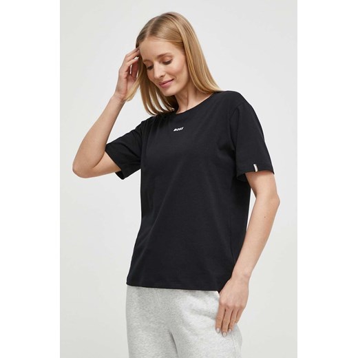 BOSS t-shirt damski kolor czarny ze sklepu ANSWEAR.com w kategorii Bluzki damskie - zdjęcie 166197935