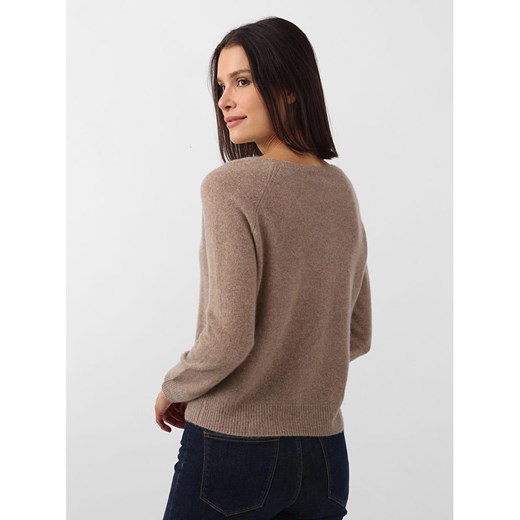 Zwillingsherz Kaszmirowy sweter w kolorze beżowym Zwillingsherz XL Limango Polska okazja