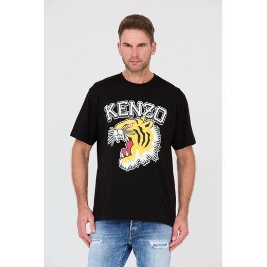 KENZO Czarny t-shirt Tiger Varsity Jungl, Wybierz rozmiar L ze sklepu outfit.pl w kategorii T-shirty męskie - zdjęcie 166199448