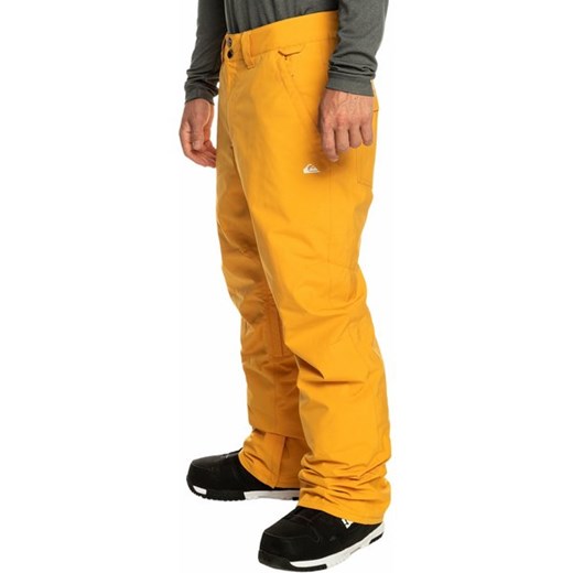 Spodnie męskie żółte Quiksilver zimowe 