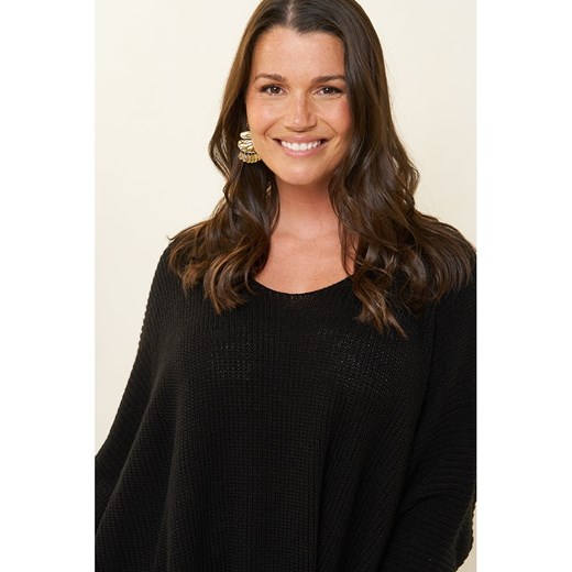 Curvy Lady Sweter w kolorze czarnym Curvy Lady 44/46 wyprzedaż Limango Polska