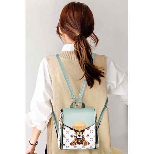 Plecak damski REMSILA WHITE ze sklepu Ivet Shop w kategorii Plecaki - zdjęcie 166208696