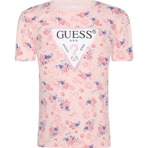 Guess T-shirt | Regular Fit ze sklepu Gomez Fashion Store w kategorii Bluzki dziewczęce - zdjęcie 166211706