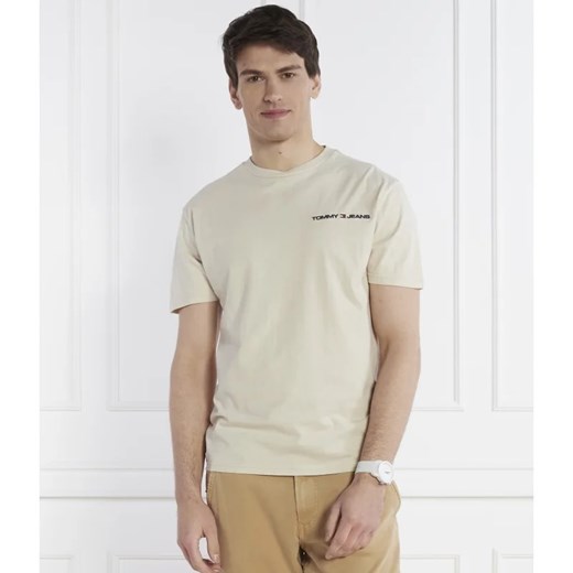 T-shirt męski Tommy Jeans bawełniany z krótkim rękawem 