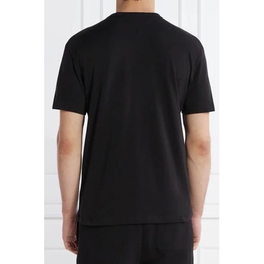 T-shirt męski Tommy Jeans czarny z krótkim rękawem