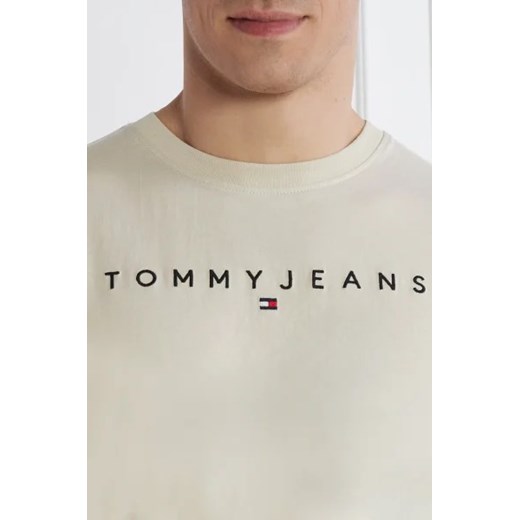 T-shirt męski Tommy Jeans bawełniany z krótkimi rękawami na wiosnę z napisami 