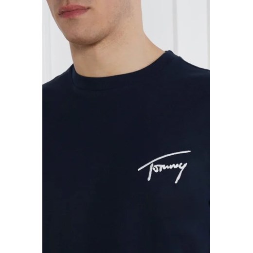 Tommy Jeans T-shirt SIGNATURE | Regular Fit Tommy Jeans XL wyprzedaż Gomez Fashion Store
