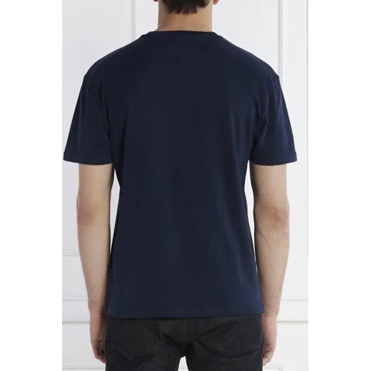 T-shirt męski Tommy Jeans z bawełny z krótkim rękawem 