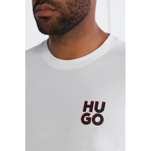 T-shirt męski Hugo Boss casual z krótkimi rękawami 
