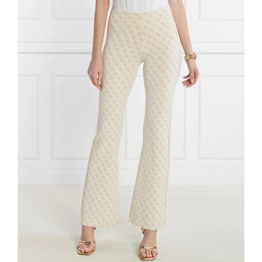 GUESS Spodnie dzianinowe LISE 4G LOGO SWTR ze sklepu Gomez Fashion Store w kategorii Spodnie damskie - zdjęcie 166216477