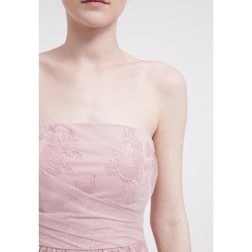 ESPRIT Collection Sukienka koktajlowa peach blossom zalando bezowy bez wzorów/nadruków