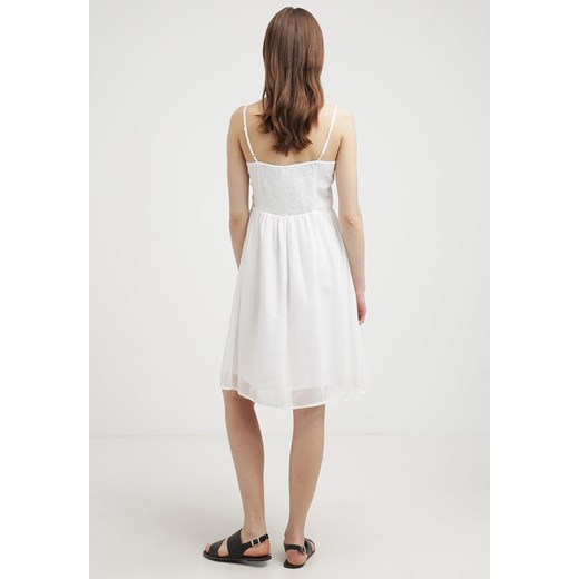 Vero Moda VMJOSEPHINE  Sukienka koktajlowa snow white zalando bialy bez wzorów/nadruków