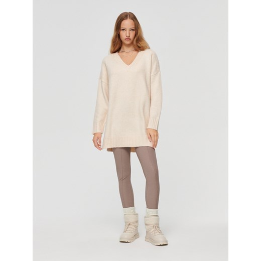 Swetrowa sukienka mini nude House M/L House