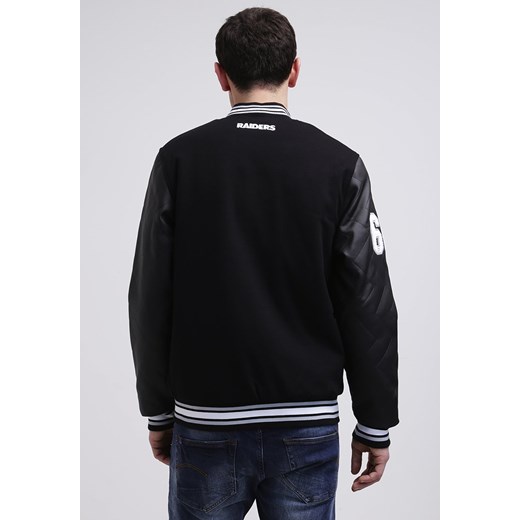 Majestic Athletic REGGIE RAIDERS Kurtka przejściowa black/black zalando czarny guziki
