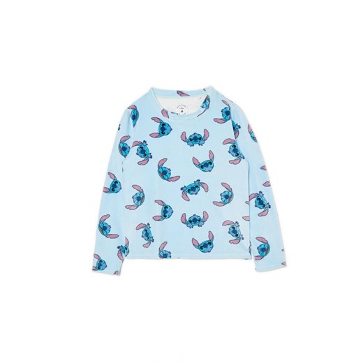 Cropp - Długa piżama Lilo i Stitch - błękitny Cropp S Cropp