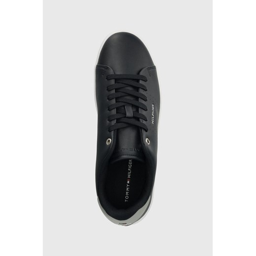 Tommy Hilfiger buty sportowe męskie czarne wiązane na wiosnę 