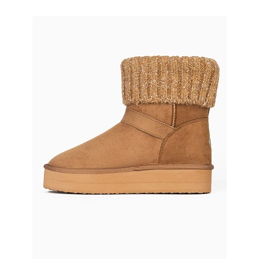 ISLAND BOOT Botki zimowe "Kourtney" w kolorze jasnobrązowym Island Boot 40 promocja Limango Polska