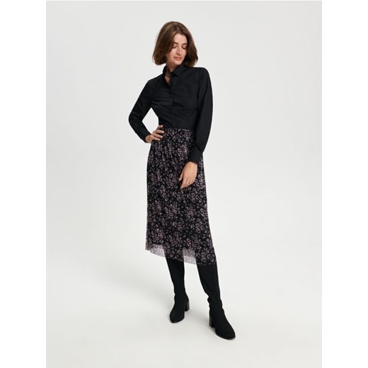 Sinsay - Spódnica midi plisowana - wielobarwny ze sklepu Sinsay w kategorii Spódnice - zdjęcie 166243425