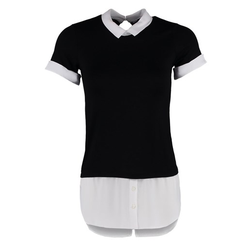 Dorothy Perkins Tshirt basic black and white zalando czarny długie