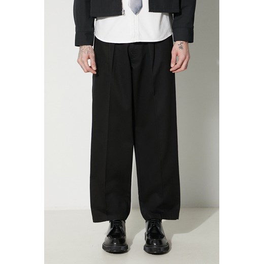 Human Made spodnie Beach męskie kolor czarny w fasonie chinos HM26PT001 ze sklepu PRM w kategorii Spodnie męskie - zdjęcie 166245968