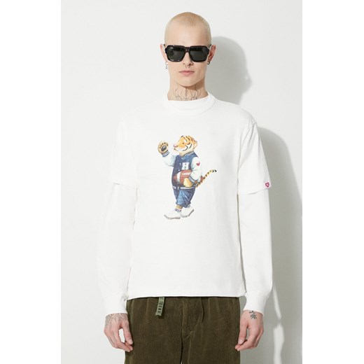 Human Made t-shirt bawełniany Graphic męski kolor biały z nadrukiem HM26TE001 ze sklepu PRM w kategorii T-shirty męskie - zdjęcie 166245986