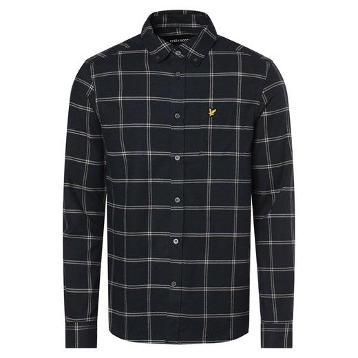 Koszula męska Lyle & Scott z kołnierzykiem button down jesienna