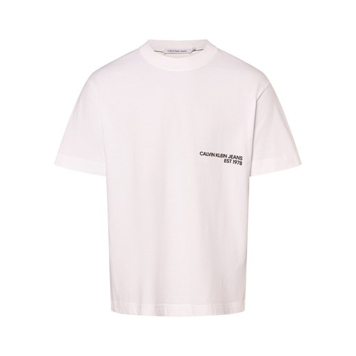 T-shirt męski Calvin Klein bawełniany wiosenny 