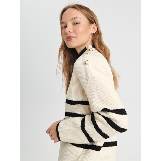 Sinsay - Sweter w paski - wielobarwny Sinsay XL Sinsay