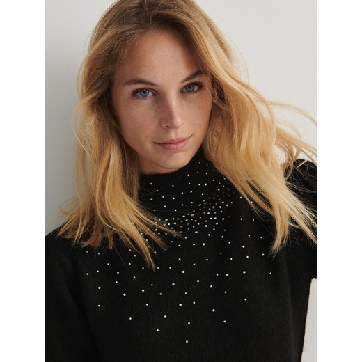 Reserved sweter damski czarny 