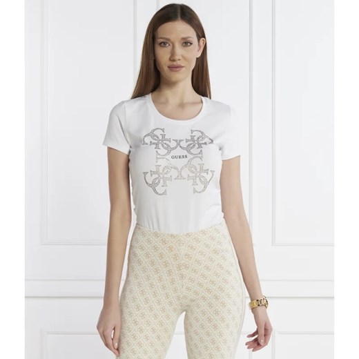 GUESS T-shirt | Slim Fit ze sklepu Gomez Fashion Store w kategorii Bluzki damskie - zdjęcie 166261697