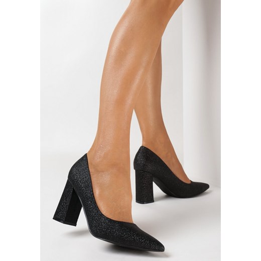 Born2be czółenka eleganckie na obcasie bez zapięcia