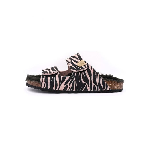 billowy Klapki w kolorze jasnoróżowo-czarnym ze sklepu Limango Polska w kategorii Klapki damskie - zdjęcie 166263815