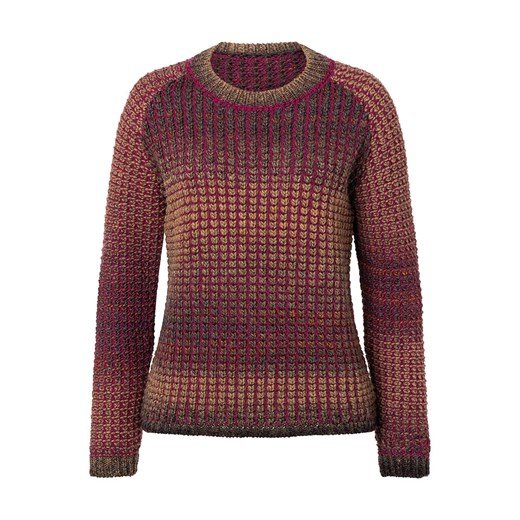 Timezone Sweter w kolorze brązowo-fioletowym ze sklepu Limango Polska w kategorii Swetry damskie - zdjęcie 166263847