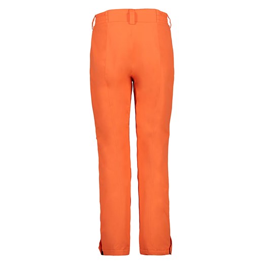 Pomarańczowe spodnie damskie CMP z tkaniny 