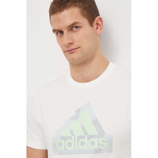 Biały t-shirt męski Adidas 