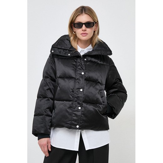 BOSS kurtka damska kolor czarny zimowa ze sklepu ANSWEAR.com w kategorii Kurtki damskie - zdjęcie 166271928