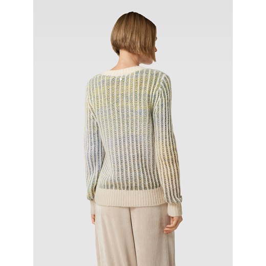 Sweter z dzianiny z dodatkiem wełny z alpaki model ‘Gisla Margo’ Mos Mosh XS Peek&Cloppenburg 